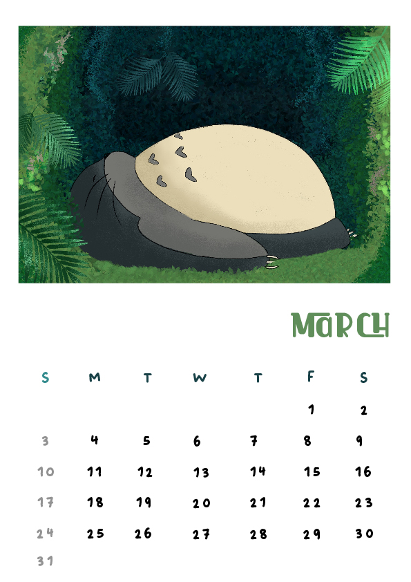 March: My Neighbour Totoro